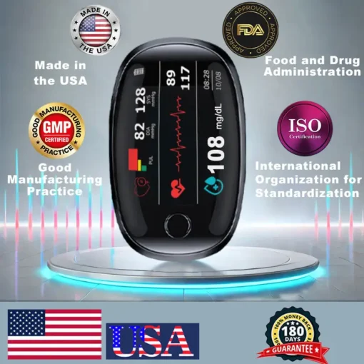 HOOMWELL™ Advanced Non-Invasive Glucose Monitor
