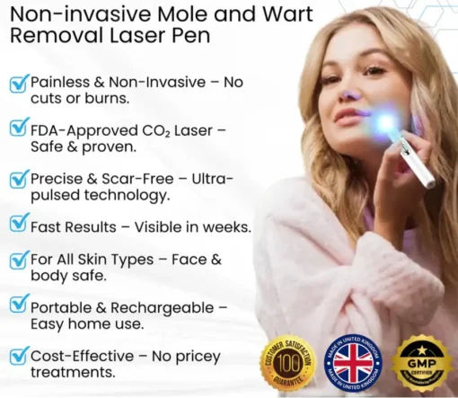 HOOMWELL™ Non-Invasive Mole and Wart Removal Laser Pen