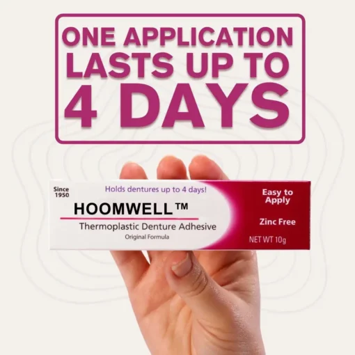 HOOMWELL™ Thermoplastic Denture Adhesive