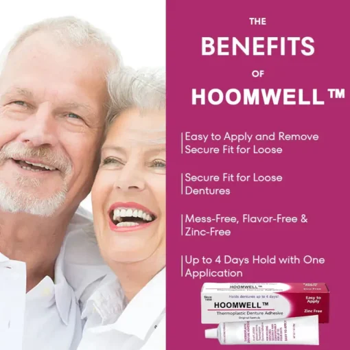 HOOMWELL™ Thermoplastic Denture Adhesive