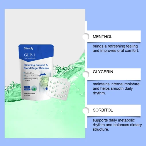 Slimoly™ GLP-1 Oral Melt Pearls
