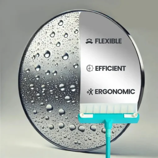 HOOMWELL™ Recyclable Silicone Window Squeegee Kit