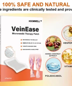 HOOMWELL™ VeinEase Mikronadel-Therapie- Aufnaher