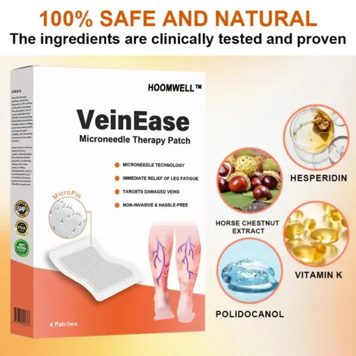 HOOMWELL™ VeinEase Mikronadel-Therapie- Aufnaher